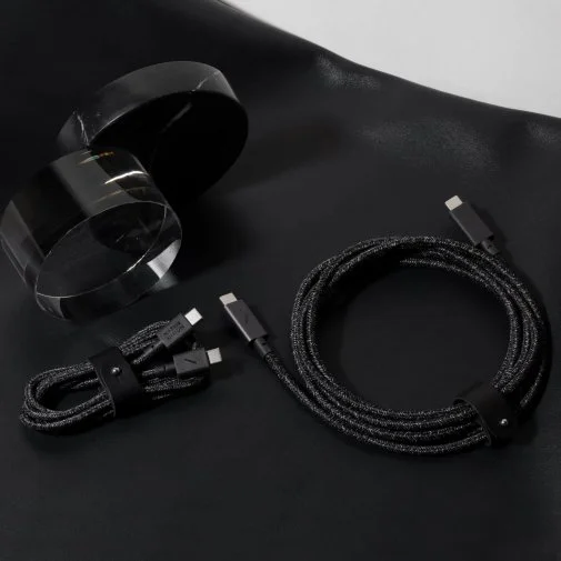 Фото: Кабель Native Union Belt Type-C / Type-C 1.2m Cosmos Black (BELT-C-CS-BLK-2-NP) № 8 | KTC