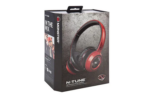 Фото: Навушники Monster NCredible NTune On-Ear Headphones Candy червоні № 10 | KTC