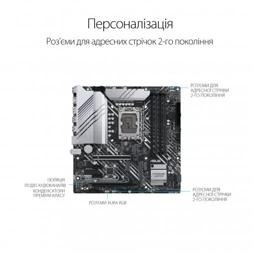 Фото: Материнська плата ASUS PRIME Z690M-PLUS D4 № 9 | KTC