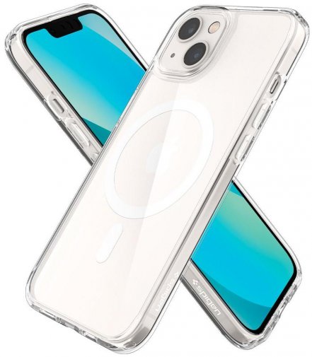 Чохол Spigen for iPhone 13 - Ultra Hybrid Mag Safe White (ACS03528)