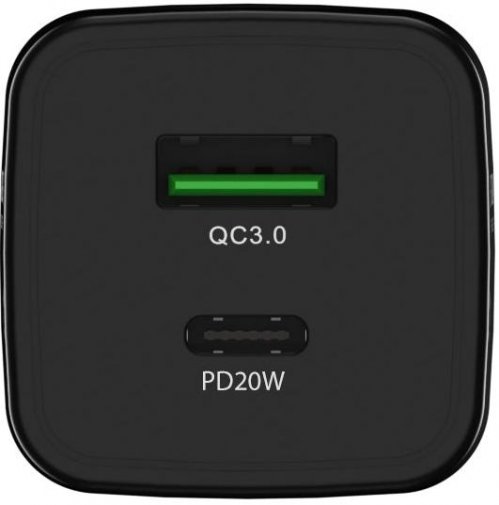 Зарядний пристрій AMAZINGthing EU PD 20W QC3.0 Speed Pro Black (EUPD20WB)