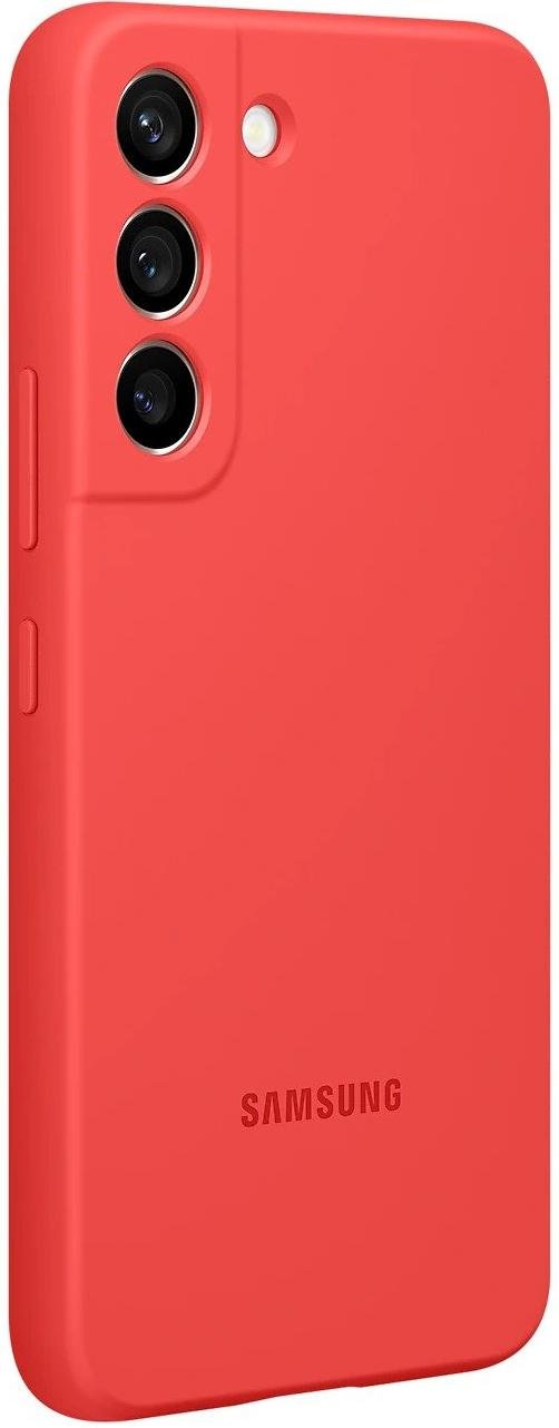 Чохол Samsung for Galaxy S22 - Silicone Cover Glow Red (EF-PS901TPEGRU)