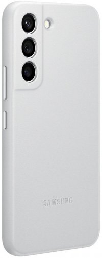 Чохол Samsung for Galaxy S22 - Leather Cover Light Gray (EF-VS901LJEGRU)