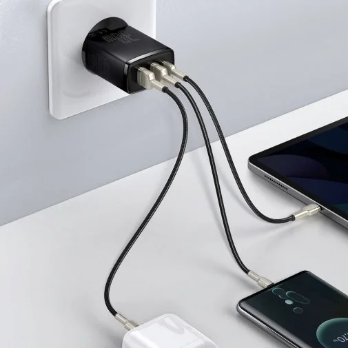 Фото: Зарядний пристрій Baseus Compact quick charger 30W Black (CCXJ-E01) № 8 | KTC