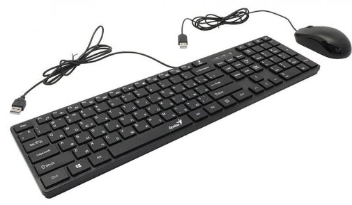  Комплект клавіатура+миша Genius C-126 SlimStar Black (31330007407)