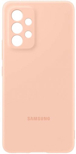 Чохол Samsung for Galaxy A53 A536 - Silicone Cover Peach (EF-PA536TPEGRU)