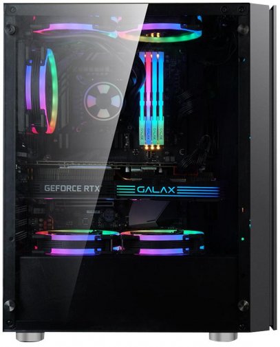 Корпус 1stPlayer B7-4M2 Black with window