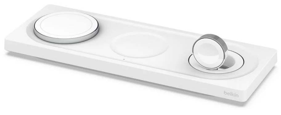 Фото: Бездротова зарядна станція Belkin 3in1 MagSafe Stand White (WIZ016vfWH) № 9 | KTC