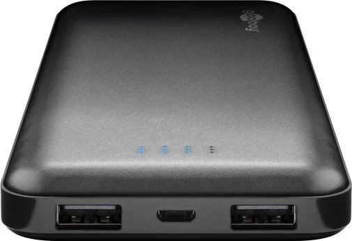 Фото: Батарея універсальна Wentronic Goobay Slimline 10000mAh Black (40891) № 8 | KTC