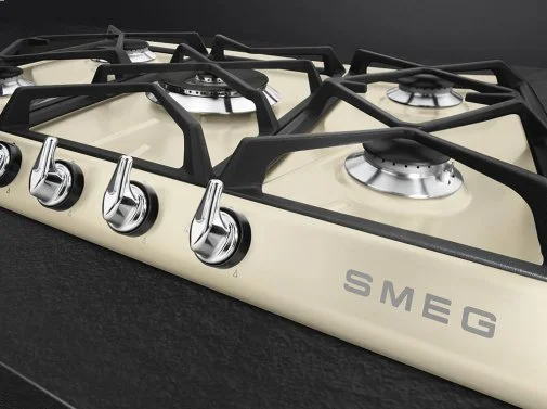 Фото: Газова варильна поверхня Smeg Victoria Creamy SR975PGH № 7 | KTC
