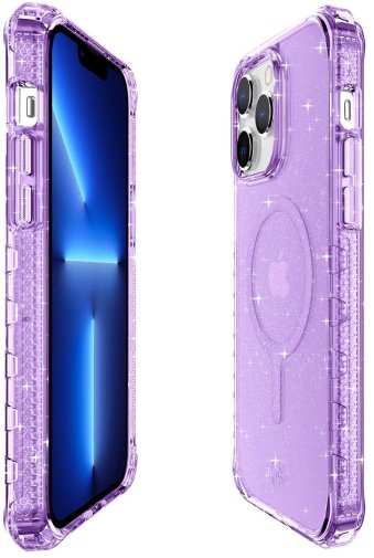 Чохол iTSkins for iPhone 14 Pro SUPREME R SPARK with MagSafe Light Purple (AP4X-MGSPA-SPLP)