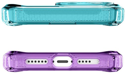 Чохол iTSkins for iPhone 14/13 SUPREME R PRISM with MagSafe light blue and light purple (AP4N-SUPMA-LBLP)