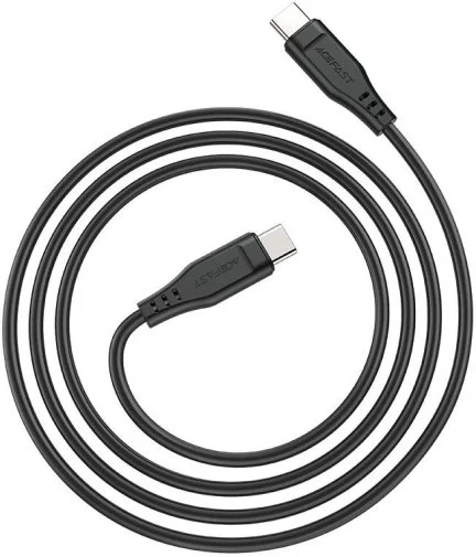 Фото: Кабель Acefast C3-03 60W Type-C / Type-C 1.2m Black (AFC3-03B) № 7 | KTC