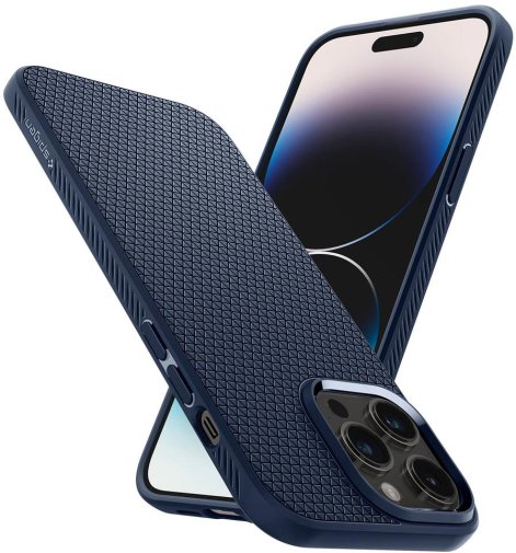 Чохол Spigen for Apple iPhone 14 Pro Max - Liquid Air Navy Blue (ACS04814)