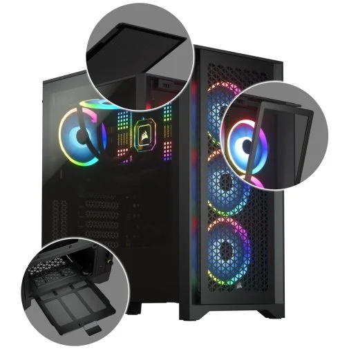 Фото: Корпус Corsair Airflow 4000D Black with window (CC-9011200-WW) № 29 | KTC