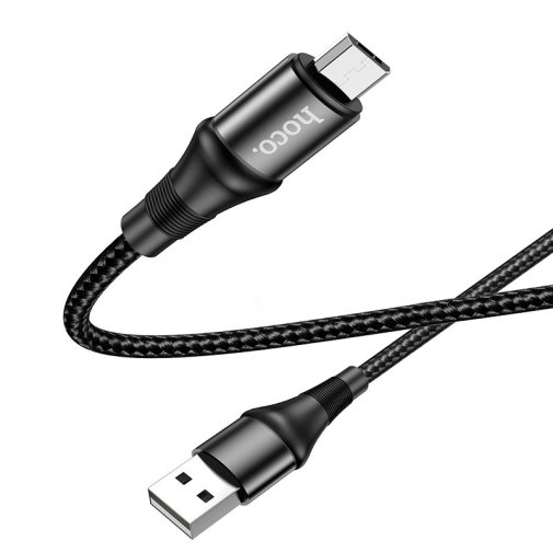 Кабель Hoco X50 Excellent AM / Micro USB 1m Black