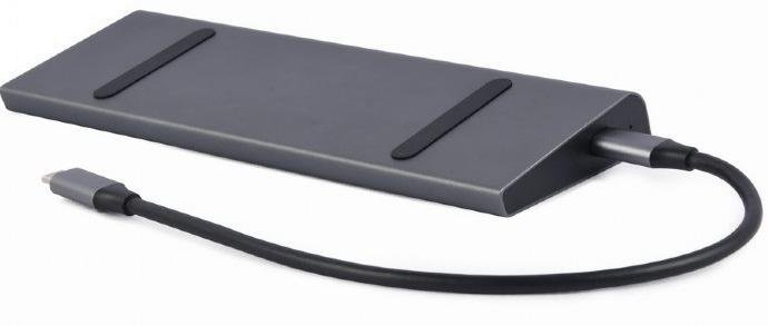 USB-хаб Cablexpert 9in1 Grey (A-CM-COMBO9-02)