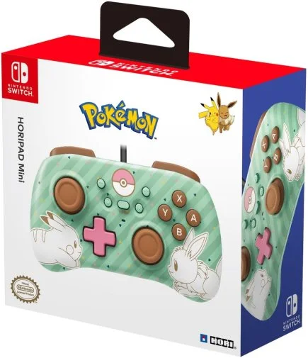 Фото: Геймпад Hori Horipad Mini Pikachu Eevee Nintendo Switch Green (873124009040) № 11 | KTC