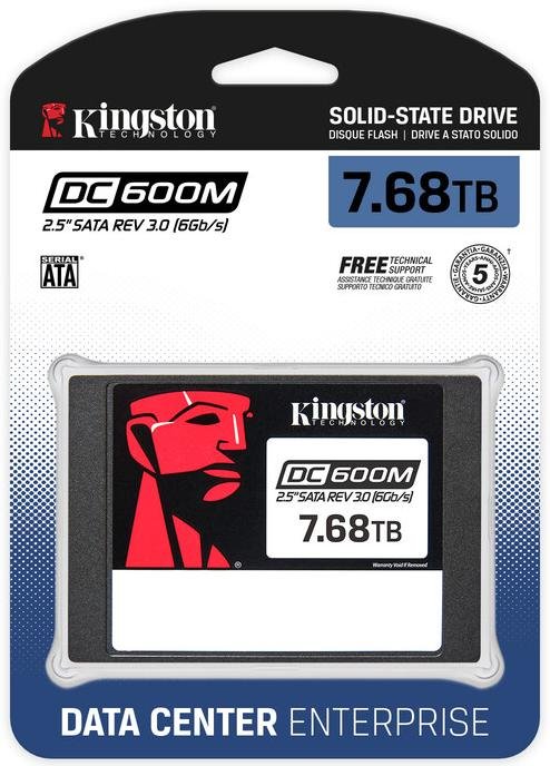  SSD-накопичувач Kingston DC600M SATA III 7.68TB ( SEDC600M/7680G)