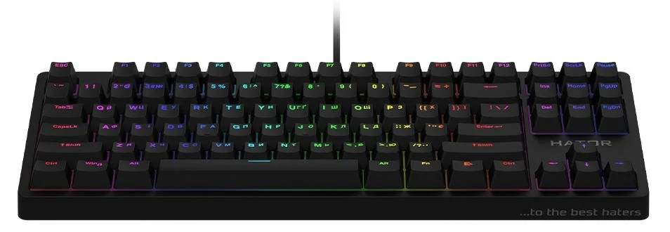 Фото: Клавіатура Hator Rockfall EVO TKL Kailh Optical Black (HTK-630) № 8 | KTC