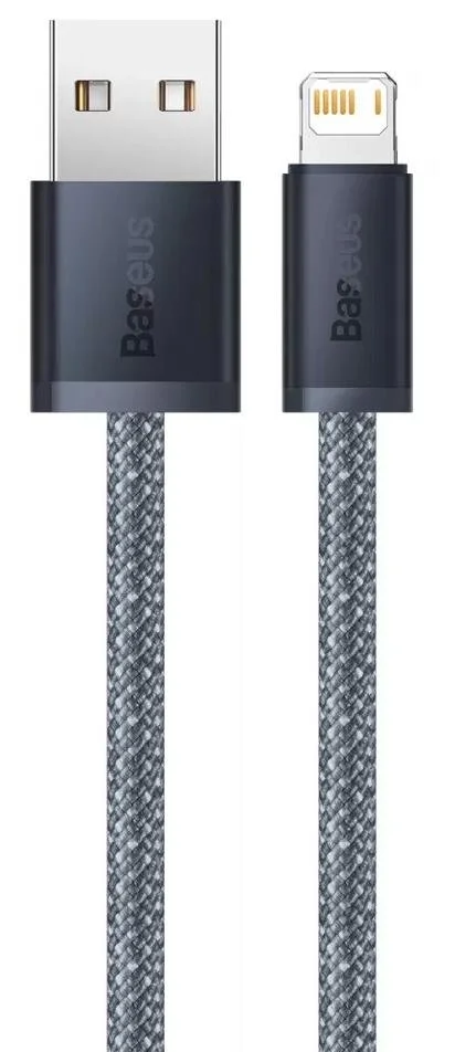 Фото: Кабель Baseus Dynamic Series 2.4A AM / Lightning 1m Slate Gray (CALD000416) № 10 | KTC