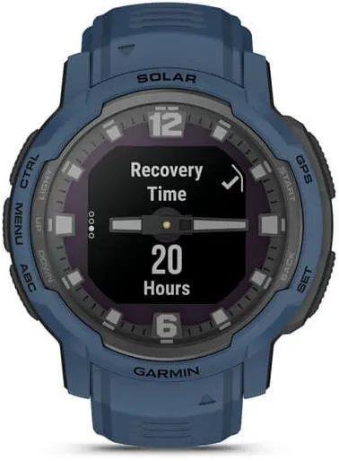 Смарт годинник Garmin Instinct Crossover Solar Tidal Blue (010-02730-02)