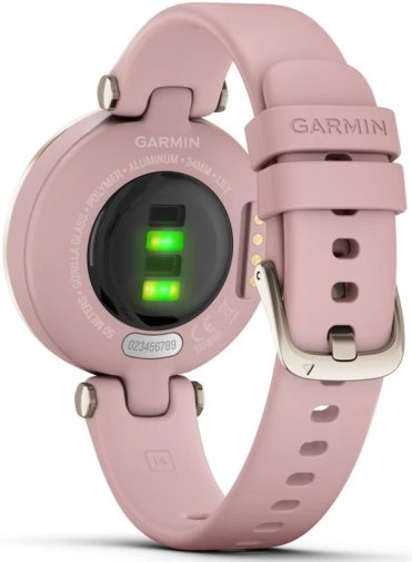 Смарт годинник Garmin Lily Cream Gold Bezel with Dust Rose Case and Silicone Band (010-02384-13)