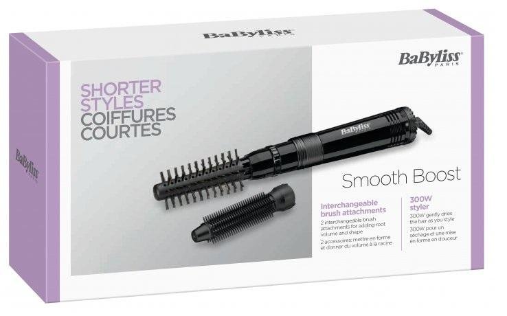 Фен-щітка Babyliss Smooth Boost (668E)