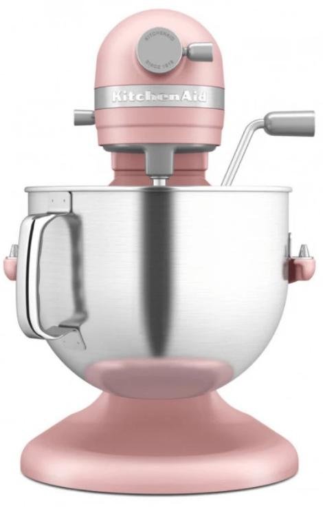 Планетарний міксер KitchenAid Mixer Bowl-Lift 6.6L - Artisan 5KSM70SHX Dry Rose (5KSM70SHXEDR)