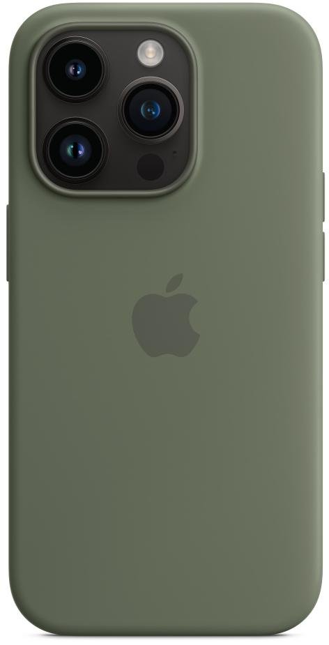 Чохол Apple for iPhone 14 Pro - Silicone Case with MagSafe Olive (MQUH3)