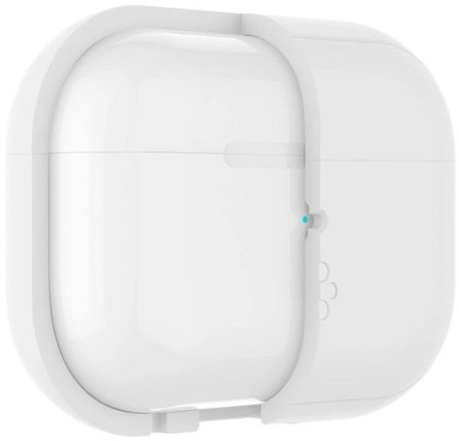 Чохол Spigen for Apple Airpods Pro 2 - Silicone Fit White/Strap Gray (ACS05811)