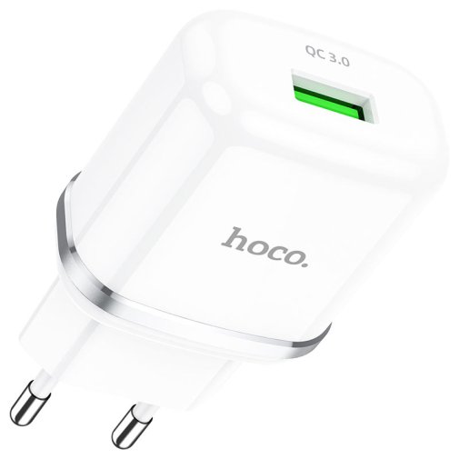 Зарядний пристрій Hoco N3 Special White with cable