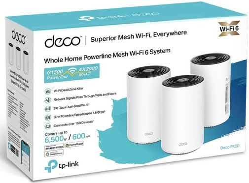  Wi-Fi система TP-Link Deco PX50 3PK (Deco PX50(3-pack))