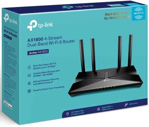 Wi-Fi Роутер TP-Link Archer AX1800