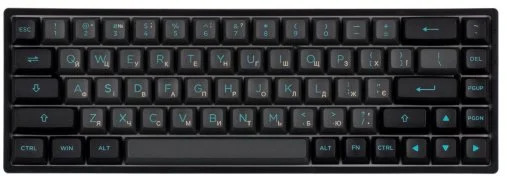 Фото: Клавіатура Akko 3068B Plus Black/Cyan 68Key CS Jelly Pink RGB ENG/UKR Black (6925758618953) № 14 | KTC