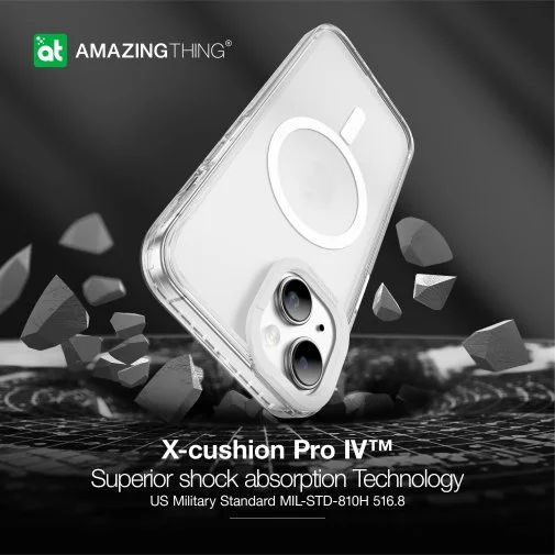 Фото: Чохол AMAZINGthing for iPhone 15 - Titan Pro Case MagSafe Clear (IP156.1TMCL) № 15 | KTC