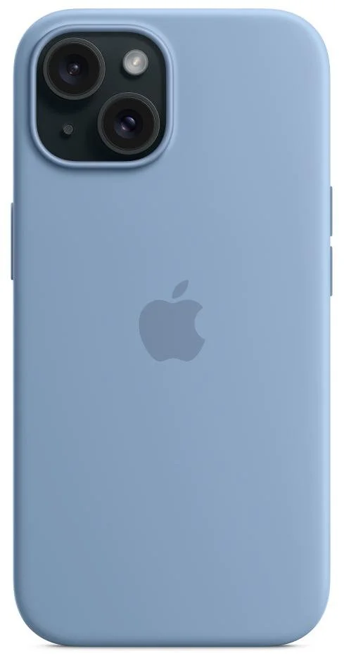 Фото: Чохол Apple for iPhone 15 - Silicone Case with MagSafe Winter Blue (MT0Y3) № 11 | KTC
