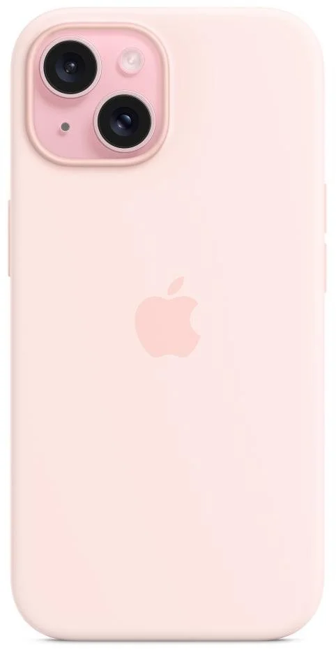Фото: Чохол Apple for iPhone 15 - Silicone Case with MagSafe Light Pink (MT0U3) № 11 | KTC