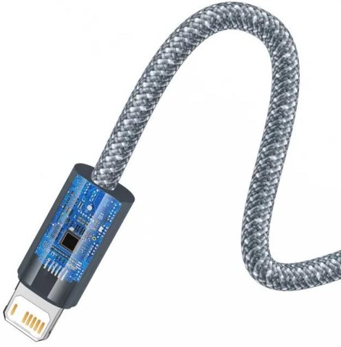Кабель Baseus Dynamic Series Fast Charging Data Cable 2.4A AM / Lightning 2m Slate gray (CALD000516)