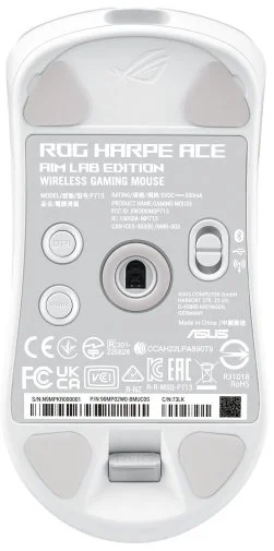 Фото: Миша ASUS ROG Harpe Ace Aim Lab Edition White (90MP02W0-BMUA10) № 12 | KTC