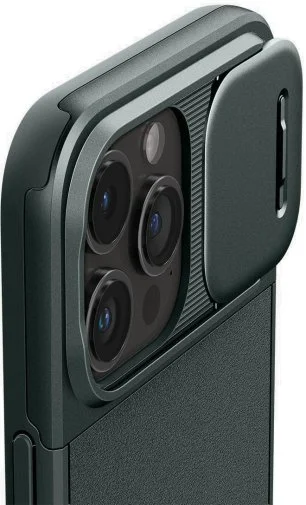 Фото: Чохол Spigen for Apple iPhone 15 Pro - Optik Armor MagFit Abyss Green (ACS06739) № 19 | KTC