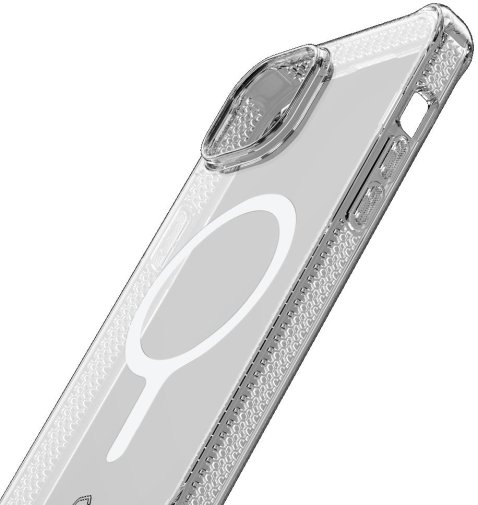 Чохол iTSkins for iPhone 15 HYBRID R CLEAR with MagSafeTransparent (AP5N-HMACR-TRSP)