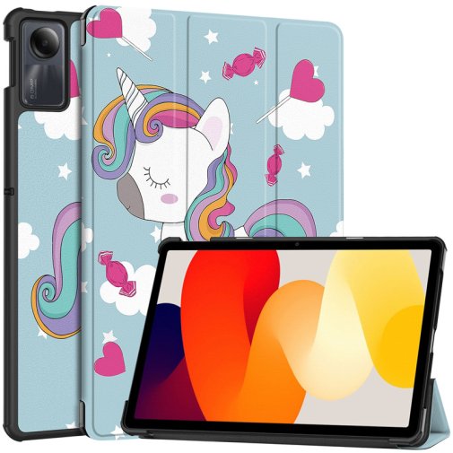 Чохол для планшета BeCover for Xiaomi Redmi Pad SE - Smart Case Unicorn (709877)