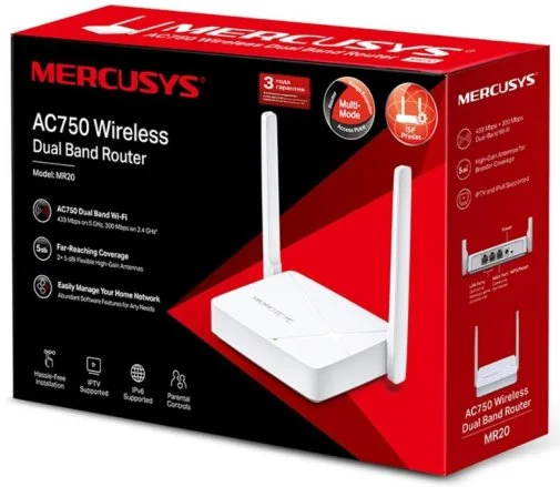 Фото: Wi-Fi Роутер Mercusys MR20 № 6 | KTC
