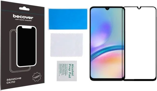 Фото: Захисне скло BeCover for Samsung A05 SM-A055/A05s SM-A057 - Black (710157) № 9 | KTC