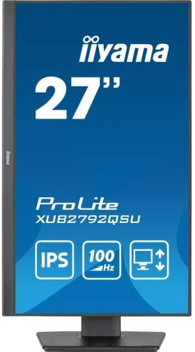 Фото: Монітор iiyama XUB2792QSU-B6 Black - 27" IPS / 2560×1440 / 100 Гц / AMD FreeSync / Pivot / HAS № 13 | KTC