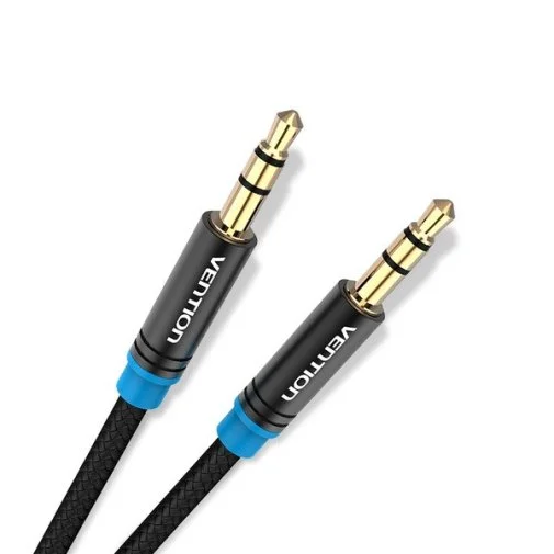 Фото: Кабель Vention Jack 3.5 M / Jack 3.5 M 1.5m Black (P350AC150-B-M) № 4 | KTC