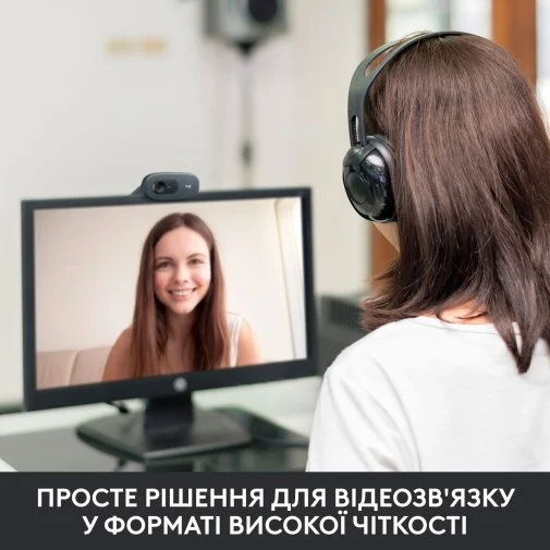 Фото: Web-камера Logitech C270 HD Black (960-001063) № 14 | KTC