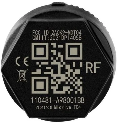 Фото: Автомобільний датчик тиску в шинах 70mai External TPMS Sensor Midrive T04 № 11 | KTC