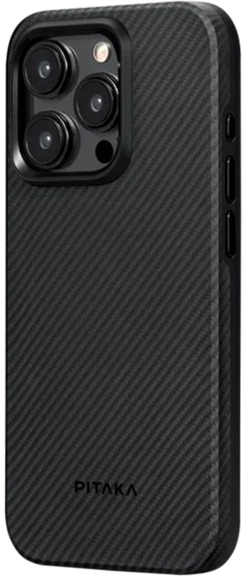 for Apple iPhone 15 Pro Max - MagEZ Case Pro 4 Twill 600D Black/Grey